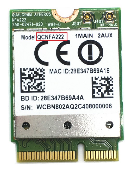 qualcomm atheros qca61x4a wireless network adapter